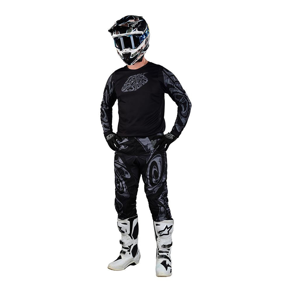 Troy Lee Designs 2024 Motocross Combo Kit GP Pro Hazy Friday Grey Charcoal